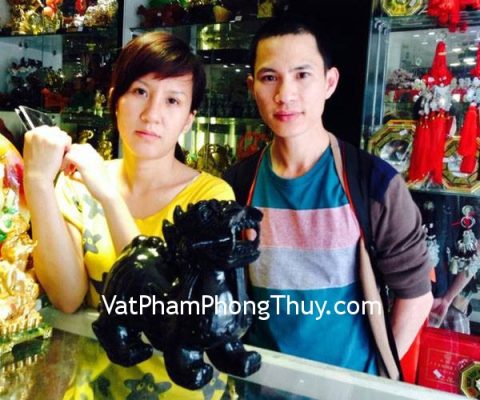 Chị Hằng- Khách hàng mua tỳ hưu bắc kinh đen BKD-L