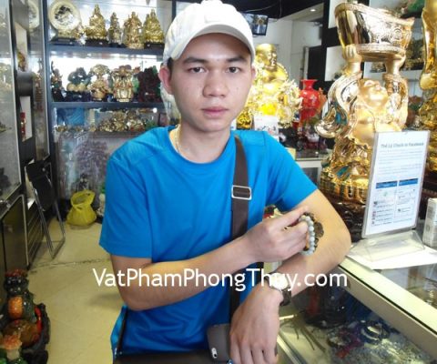 Anh Hưng - khách hàng mua vòng tay tỳ hưu mắt mèo, vòng tay ngọc Phỉ thúy