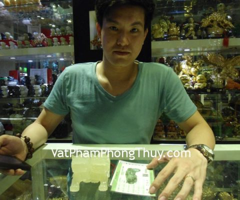 Anh Lân - khách hàng mua tỳ hưu Thanh ngọc H009, tỳ hưu phỉ thúy S5151