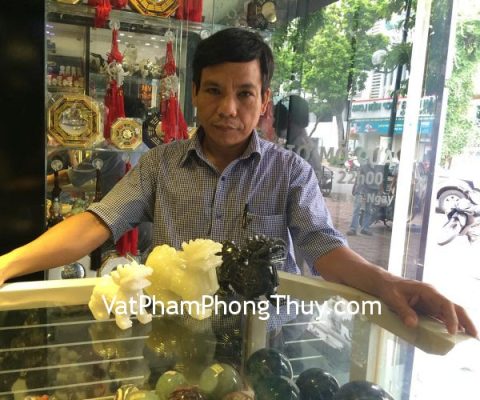Chú Khải- khách hàng mua tỳ hưu bắc kinh đen trung, tỳ hưu bắc kinh xanh trung và tỳ hưu trắng chuẩn