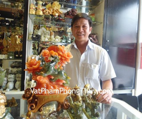 Anh Thương - Khách hàng mua tỳ hưu xanh E044, song ngư đồng D151, tỳ hưu đồng D113, rồng lam ngọc H041 và chuông gió C1257