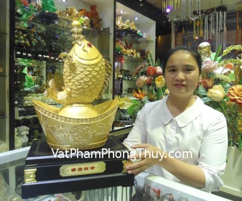 Chị Lợi - khách hàng mua cá chép vàng H300G