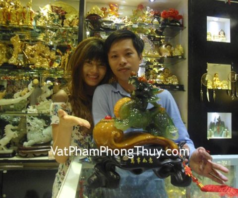Anh Thắng - Khách hàng mua tỳ hưu trên gậy như ý H145G