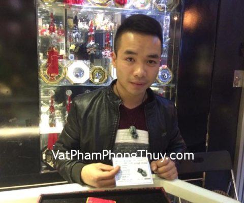 Anh Trứ- khách hàng mua tỳ hưu ngọc Phỉ Thúy S957-S2-5445