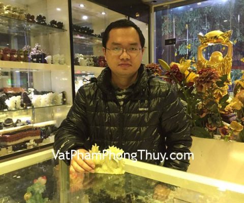 Anh Hưng - khách hàng mua rồng cẩm thạch N076-1