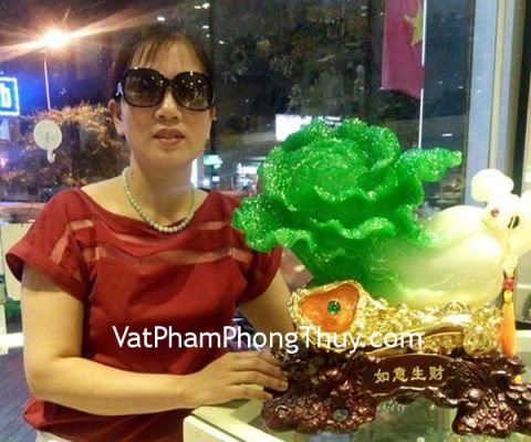 Chị Báu- khách hàng mua bắp cải K180M