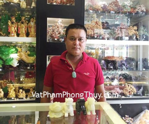 Anh Dương - khách hàng mua bộ tỳ hưu Bắc Kinh chuẩn và thiềm thừ Tây Tạng chuẩn