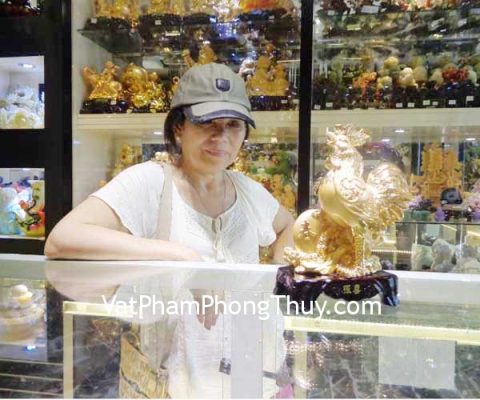 Cô Diễm - khách hàng mua Gà vàng trăng vàng H375G