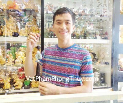 Anh Tuệ - khách hàng mua Dây treo xe cặp Tỳ hưu ngọc Phỉ thúy A S6288