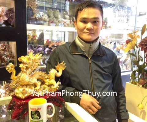 Anh Thản - khách hàng mua tượng rồng G096A