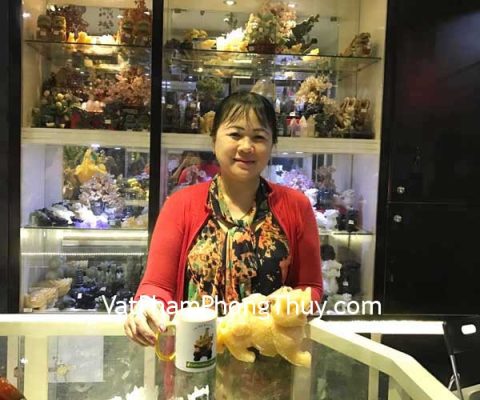 Cô Tiến - khách hàng mua Tỳ hưu Hoàng long HM015