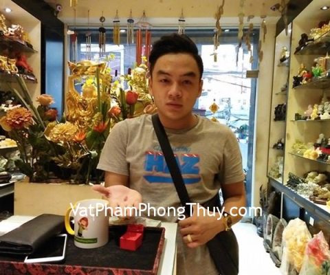 Anh Phước - khách hàng mua mặt tỳ hưu ruby đỏ S6287-280.78