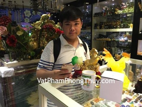 Anh Lâm - khách hàng mua tượng ngựa G105A, tượng gà G062A