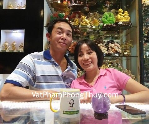 Anh Hoàng- Khách hàng mua Quả cầu thạch anh tím GM142-S3-3540, ve ngọc Phỉ Thúy S6325, S6315