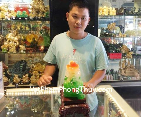 Anh Quốc - Khách hàng mua Tỳ hưu xanh K115M