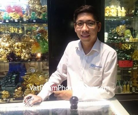 Anh Kiên - Khách hàng mua Quả cầu thạch anh đen QC209