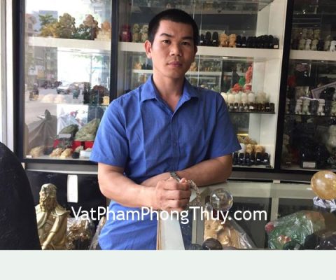 Anh Hùng-Khách hàng mua quả cầu thạch anh vàng GM150-5090,vòng tay thạch anh tóc vàng S6226