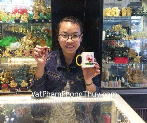 Chị Nhung - Khách hàng mua Chuỗi hồng lục bảo A+++ Nam Mỹ S6233