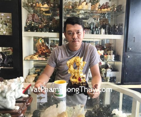 Anh Minh - khách hàng mua Rồng vàng thịnh thế tường long G092A