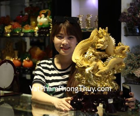 Chị Phương-khách hàng mua tượng rồng phụng sa kim lớn K151M