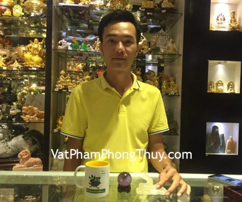Anh Hiếu-khách hàng mua bộ 12 con giáp thanh ngọc M113 và quả cầu thạch anh tím GM142-S3-1123