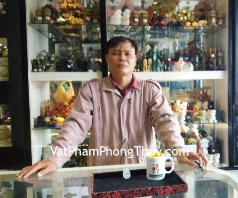 Chú Dũng - khách hàng mua Phật Như Lai Đại Nhật ngọc Phỉ thúy S6508-6