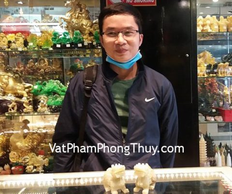 Anh Quyên - Khách hàng mua Tỳ hưu bắc kinh xanh chuẩn BKX-S