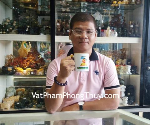 Anh Duy - khách hàng mua Chuỗi thạch anh tím đậm Uruguay S6360-3614