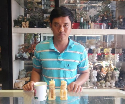 Anh Huy - khách hàng mua Cặp Kỳ lân Hoàng long GM032
