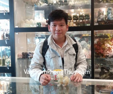 Anh Sử - khách hàng mua tỳ hưu bắc kinh xanh chuẩn BKX-S