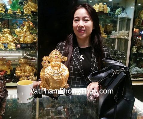Chị Vân - Khách hàng mua Quả  cầu thạch anh trắng GM148-1320