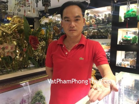 Anh Thuyên - khách hàng mua tỳ hưu ngọc phỉ thúy S5151-S5-1389,chuỗi phỉ thúy ống tròn hạt lựu S6678