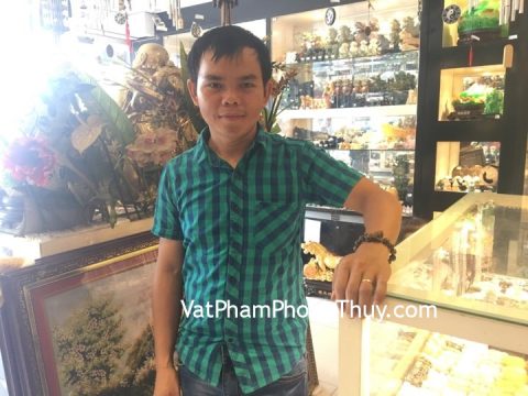 Anh Trí - khách hàng mua chuỗi tỳ hưu mắt mèo 12li S6416