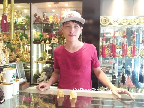 Anh Anh Hoàng - Khách hàng mua Long quy đá ngọc Hoàng Long HM037
