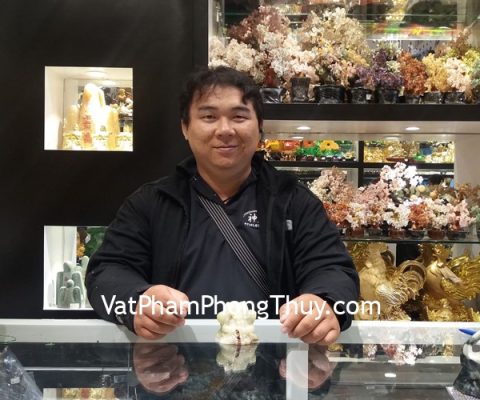 Anh Minh - khách hàng mua thiềm thừ đá cẩm thạch CTT-S
