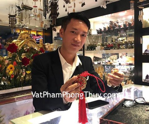Anh Nhiều - khách hàng mua chuỗi thạch anh tóc vàng S6226-S5-2998, xâu tiền mai hoa 10 cánh CC2024