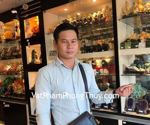 Anh Minh - khách hàng mua chuỗi thạch anh hồng S6658-S5-3255