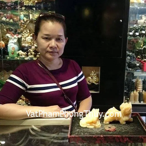 Chị Nga - Khách hàng mua Tỳ hưu Hoàng Long R072, Thiềm thừ hoàng long H035, Đồng tiền hoa mai liền CC1139
