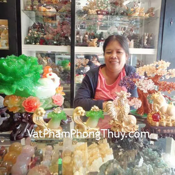 Chị Linh - khách hàng mua Bắp cải xanh trên mẫu đơn K187M, Cặp Rắn vàng E094, Gà vàng H375G, Trâu vàng H400G, Cây tài lộc nhiều màu KC030