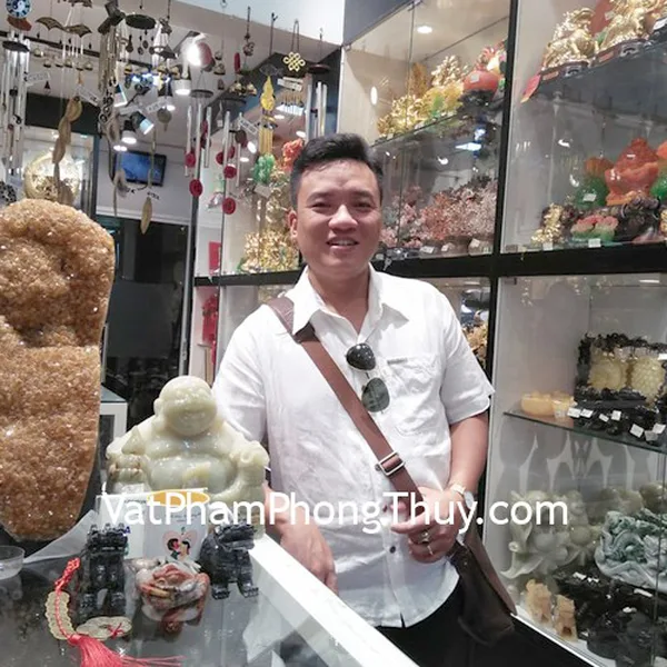 Anh Duy- khách hàng mua tỳ hưu bắc kinh đen chuẩn BKD-S và thiềm thừ ngọc hoàng long tam thể TT-HL-S4-5072