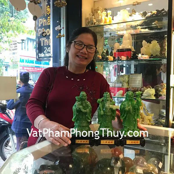 Cô Oanh - Khách hàng mua Bộ tam đa xanh ngọc nhỏ C152A