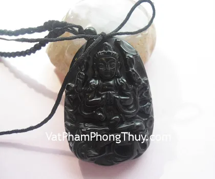 Phật bản mệnh phỉ thúy xanh nhạt (Tuất-Hợi) FS6638-8