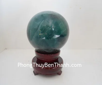 Quả cầu đá thạch anh vàng non M191-S3-1188