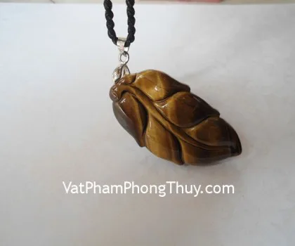 Mặt đeo cổ hổ phách Balan chạm khắc Thiềm Thừ A+++(5.71 gr)(GKĐ:8237) FS6350-F4-11128