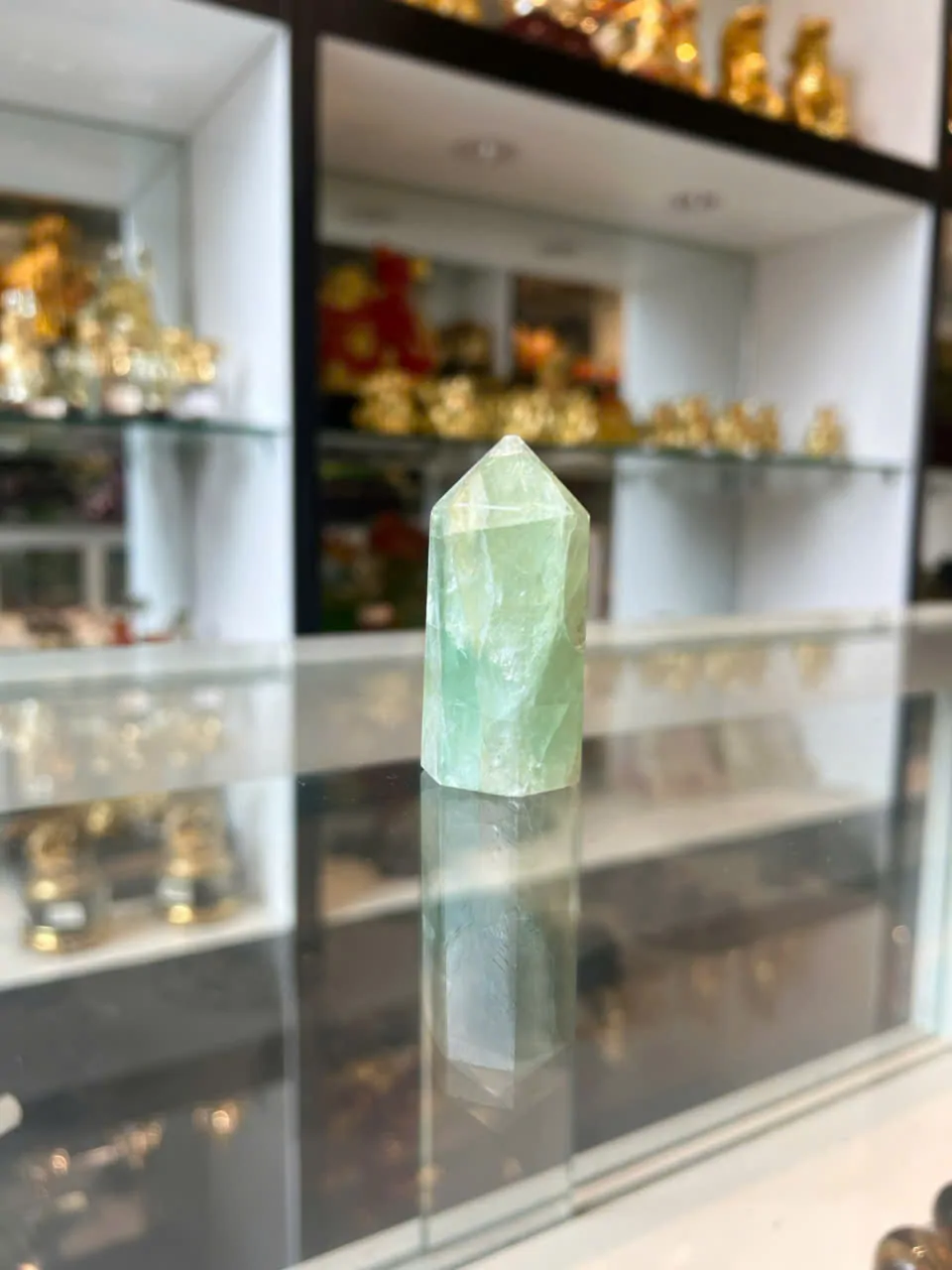 Trụ đá dạ quang xanh HM056-4-414