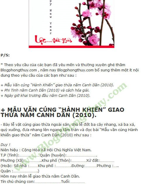 Xuất hành, chọn tuổi xông nhà, xông đất, khai trương đầu năm