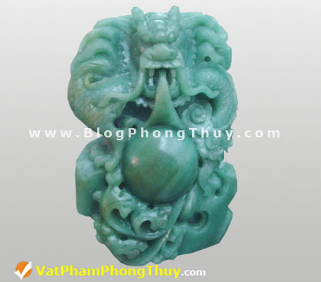 Rồng xanh ngọc xanh đông linh phun ngọc