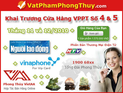Hệ thống Cửa hàng Vật Phẩm Phong Thủy có gì mới và thú vị ?