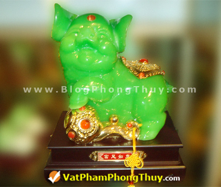 Heo phong thủy như ý bằng bột đá C176