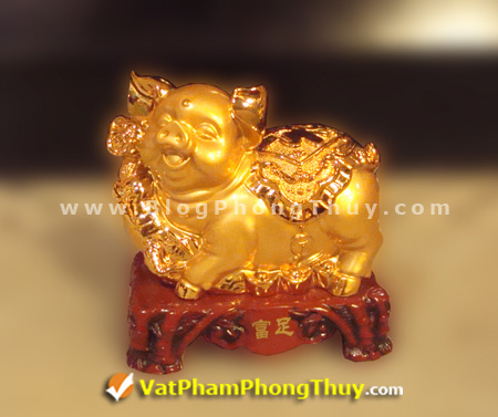 Heo vàng tụ tài trư - Mã số F191